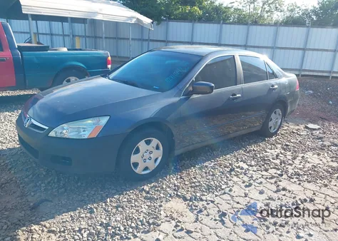 2007 Honda Accord 2.4 Lx из США, поврежденный, VIN 1HGCM56477A064552